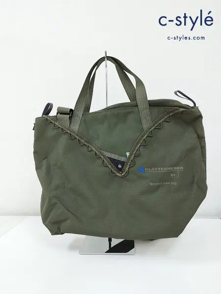 KLATTERMUSEN クレッタルムーセン ショルダーバッグ カーキ Bor Recycled Nylon Bag 46KM13SS 2WAY