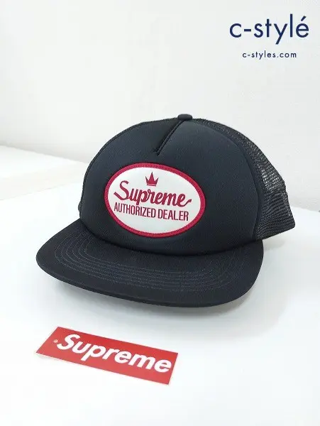 Supreme キャップ ONESIZE（58cm) ブラック Authorized Mesh Back 5 Pannel 2021FW0819044