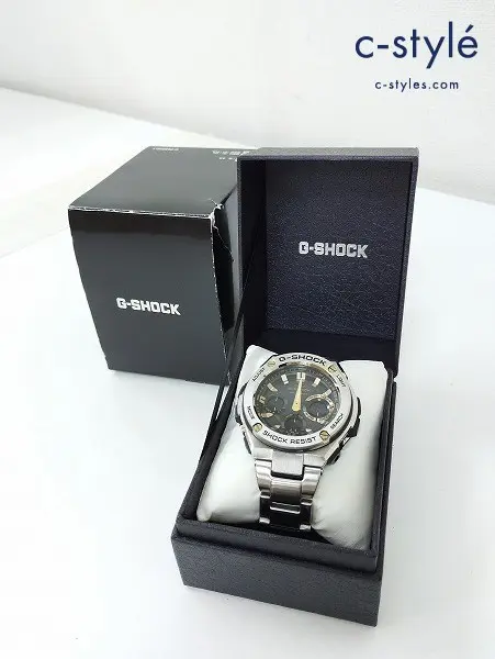 CASIO カシオ 腕時計 ブラック×シルバー G-SHOCK 5444 GST-W110D