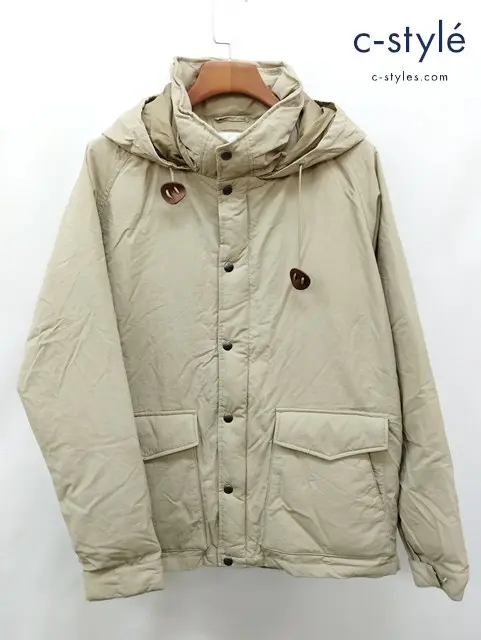 SIERRA DESIGNS×BEAMS PLUS シエラデザインズ×ビームスプラス ダウンジャケット XL ベージュ系 1388