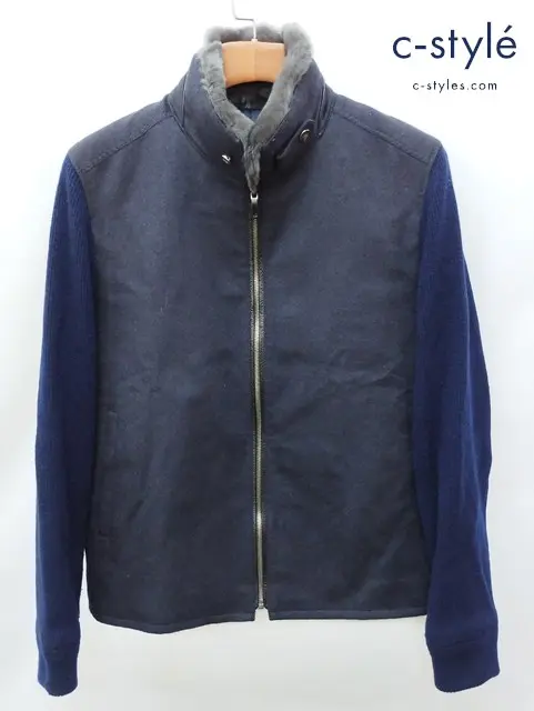 LANVIN COLLECTION ランバンコレクション ジャケット 48 ネイビー LA-SY-46290 レディース
