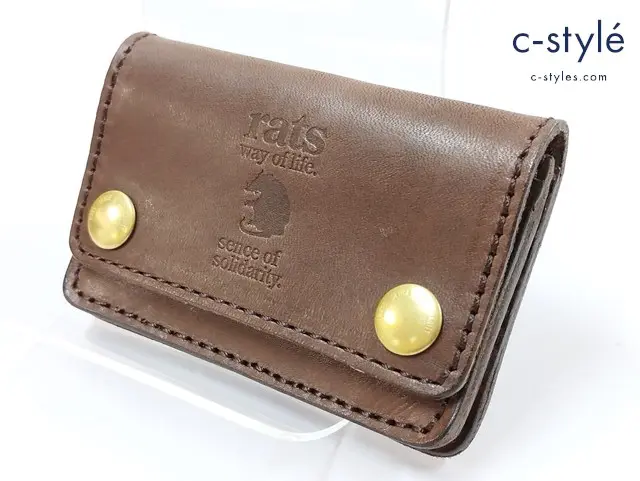rats ラッツ レザーコインケース ブラウン LEATHER COIN CASE