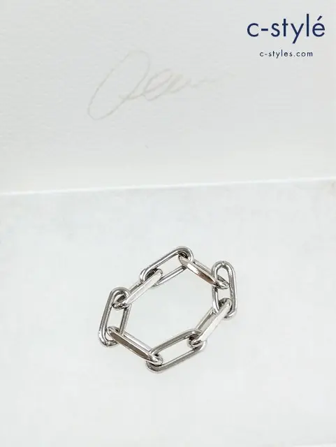 oeau オー チェーンリング シルバー 指輪 big chain ring Silver