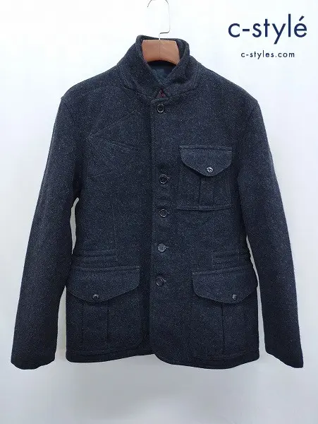 FILSON フィルソン ジャケット 40 ブラック系 ウール100% イタリア製 Rail Road Men’s Coat 9911