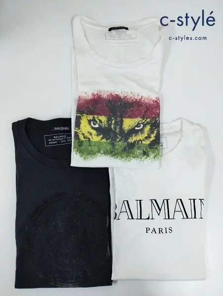 BALMAIN バルマン Tシャツ S M コットン100% 計3点