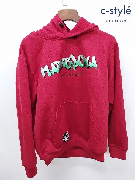 MARK&LONA マーク&ロナ パーカー 50 レッド ポリエステル100 MLM-3A-AB03