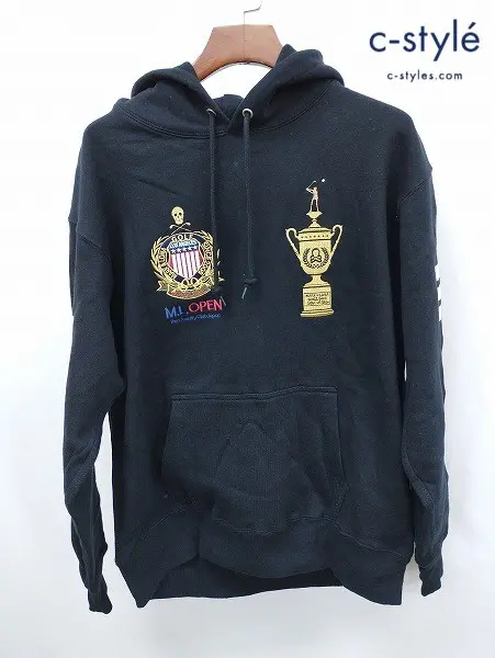 MARK&LONA マーク&ロナ プルオーバーパーカー 48 ブラック CUP 2024 Embroidered Hoodie MLM-4C-AC20