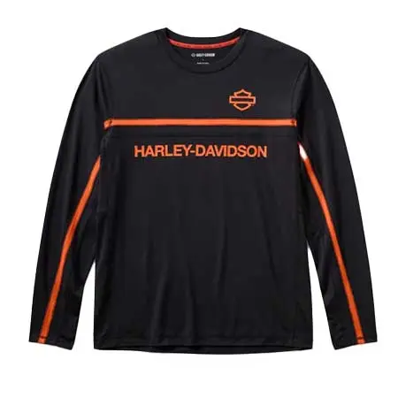 HARLEY-DAVIDSON(ハーレーダビッドソン) TECH ベンテッド 長袖ニット クルー 96288-26VM MMM