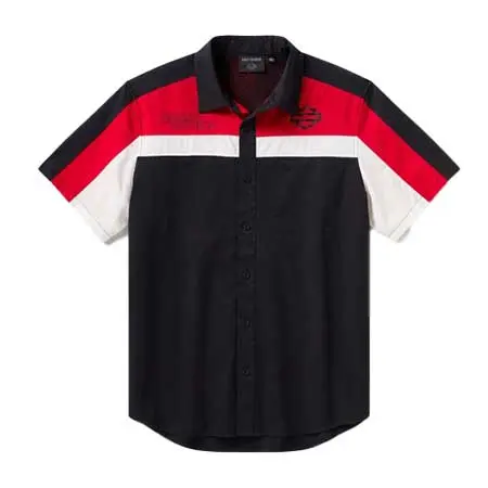 HARLEY-DAVIDSON(ハーレーダビッドソン) Screamin’ Eagle ベンテッド 半袖メカニックシャツ 96297-26VM MMM