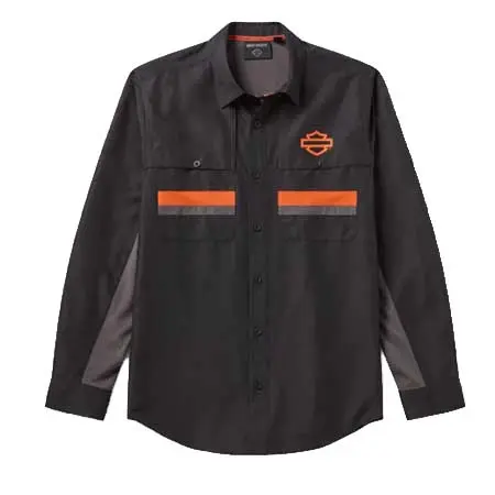 HARLEY-DAVIDSON(ハーレーダビッドソン) TECH ベンテッド 無地シャツ 96299-26VM MMM