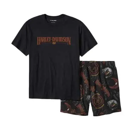 HARLEY-DAVIDSON(ハーレーダビッドソン) 80年代タンク パジャマ・ショーツセット 9647025VM MMM