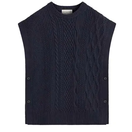 MACKINTOSH(マッキントッシュ) MACKINTOSH crafted by BATONER – ケーブルベスト KN0220