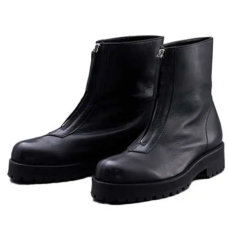 PADRONE(パドローネ) CENTER ZIP BOOTS (WATER PROOF LEATHER) PU8054-1142-23A