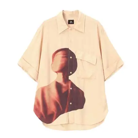 Paul Smith(ポールスミス) RED EAR ヴィンテージポスター オープンカラーシャツ 162650　