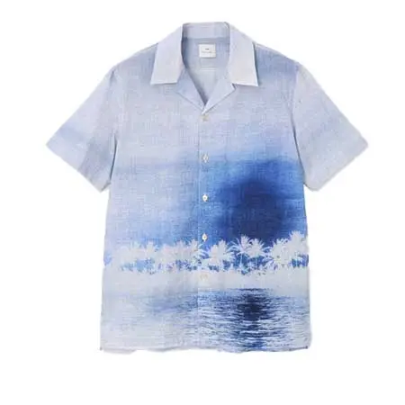 Paul Smith(ポールスミス) “Sunset Palms” オープンカラーシャツ 162310　