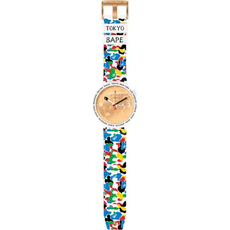 swatch(スウォッチ) SWATCH X BAPE TOKYO WHITE MULTI CAMO