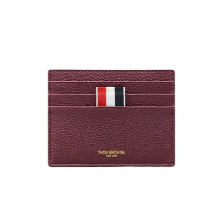 Thom Browne(トムブラウン) SOFT PEBBLE GRAIN NOTE COMPARTMENT CARD HOLDER