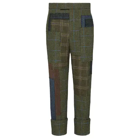 Thom Browne(トムブラウン) ハンティング ツイード バックストラップ トラウザーパンツ
