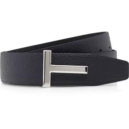 TOMFORD(トムフォード) GRAIN LEATHER T ICON BELT