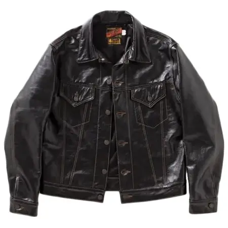 TOYS McCOY(トイズマッコイ) TOYS McCOY LEATHERS TRUCKER JACKET ” GREASE ” 大きいサイズ