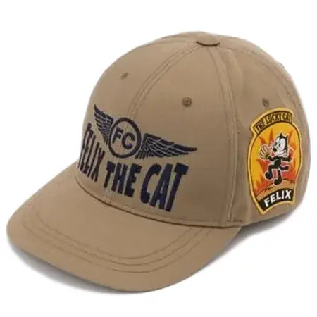 TOYS McCOY(トイズマッコイ) MILITARY COTTON HERRINGBONE CAP ” FELIX THE CAT “