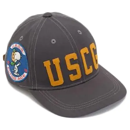 TOYS McCOY(トイズマッコイ) COTTON HERRINGBONE CAP SNOOPY “U.S. COAST GUARD”