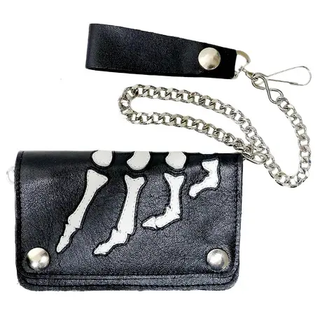 vanson(バンソン) X-RAY LEATHER WALLET BONE バンソン レザー ウォレット ボーン 財布 wa3x