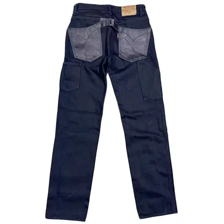 vanson(バンソン) 21oz ペインターパンツ デニムパンツ レザーポケット nvbl-2401