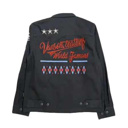 vanson(バンソン) TWILL SWING TOP JACKET バンソン ツイル スウィングトップ ジャケット nvsz-2518