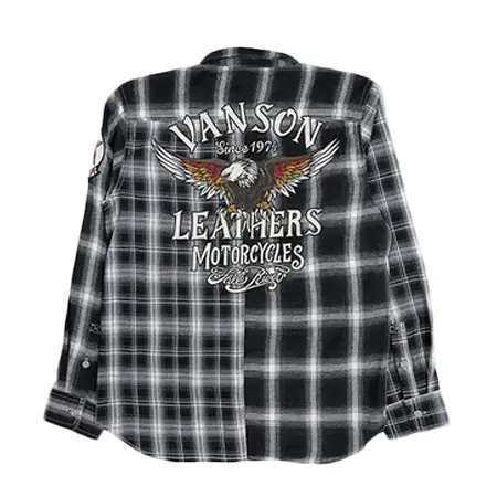 vanson(バンソン) MULTI CHECK L/S SHIRT バンソン マルチカラー チェック 長袖シャツ nvsl-2503
