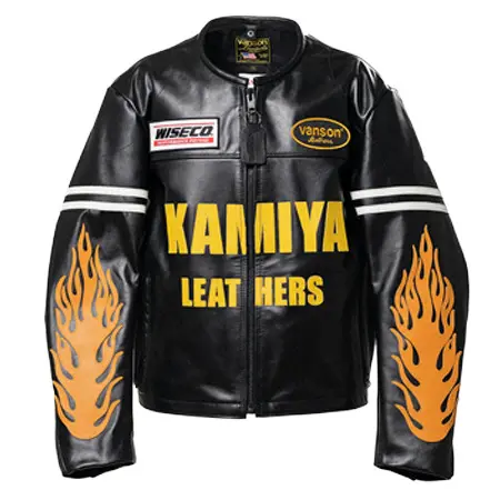 vanson(バンソン) VANSON Leathers × KAMIYA Leather Biker Jacket