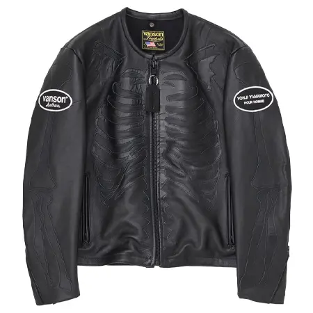 vanson(バンソン) Yohji Yamamoto × VANSON LEATHERS BONE JACKET
