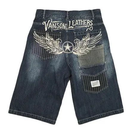vanson(バンソン) 3/4丈 3連ポケット デニムパンツ sp-b-35