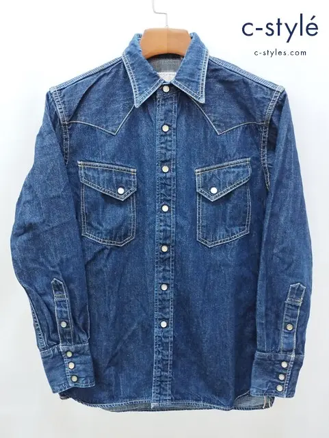 THE FLAT HEAD フラットヘッド ウエスタンデニムシャツ インディゴ 長袖