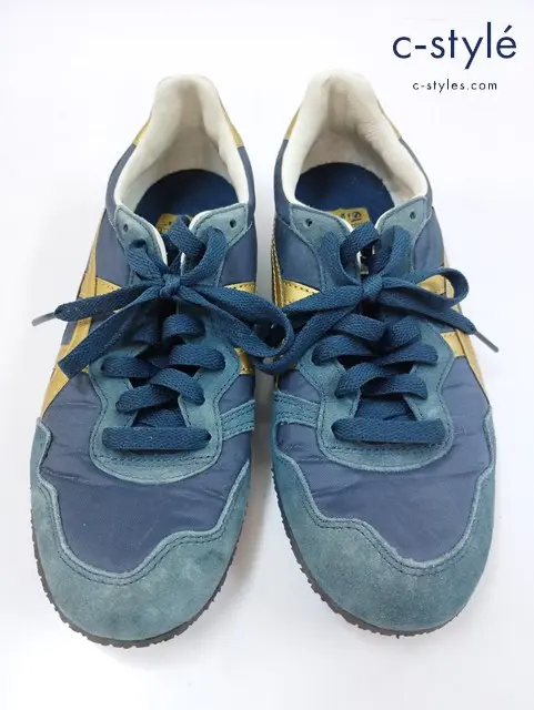 Onitsuka Tiger オニツカタイガー スニーカー 24cm ネイビー系 SERRANO TH109L レディース