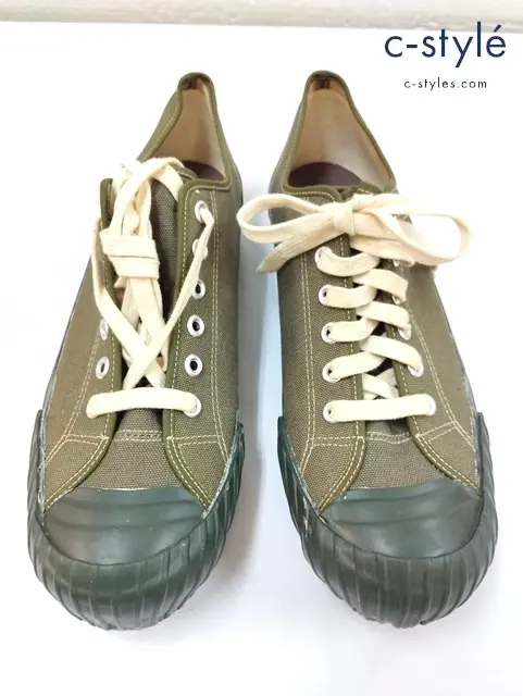 CUSHMAN クッシュマン スニーカー 9 カーキ WWII LOW CUT CANVAS