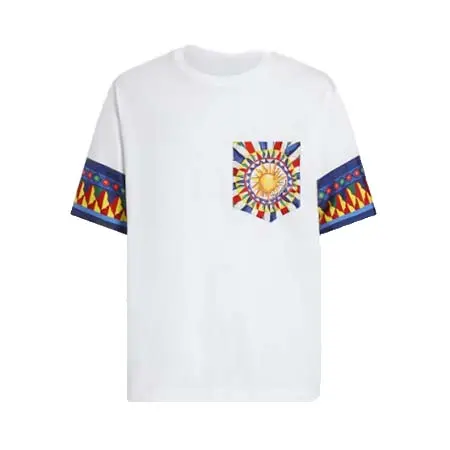 ドルチェ&ガッバーナ(DOLCE&GABBANA) アパレル(洋服) カレット プリント コットン Tシャツ G8SB2TG7P5ZHH6FC