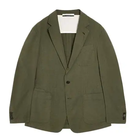 ダンヒル(dunhill) アパレル(洋服) コットン シルク テクスチャードストライプ キャベンディッシュ シングルブレスト ワークウェア ジャケット DU26RB89JJM102