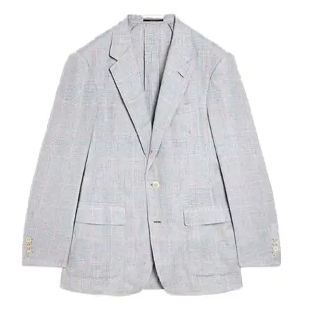 ダンヒル(dunhill) アパレル(洋服) リネン グレンチェック ボードン シングルブレスト スポーツコート DU26RB74JRT531