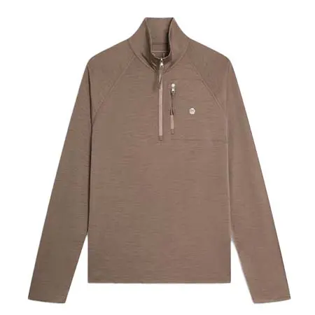 ダンヒル(dunhill) アパレル(洋服) アスラグジュアリー ウール カシミア 1/4ジップ ロングスリーブ Tシャツ DU26RL432X4355