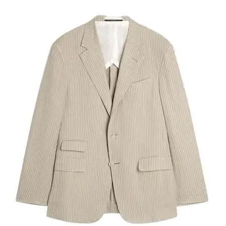ダンヒル(dunhill) アパレル(洋服) リネン ストライプ キャベンディッシュ シングルブレスト ジャケット DU26RBJ87NV284