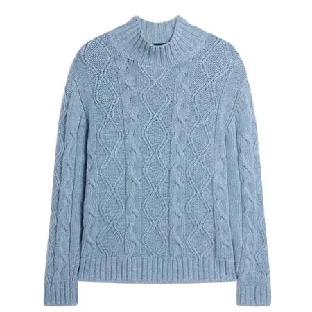 ダンヒル(dunhill) アパレル(洋服) カシミア リネン ケーブル ハイネックジャンパー DU26RK3097E452