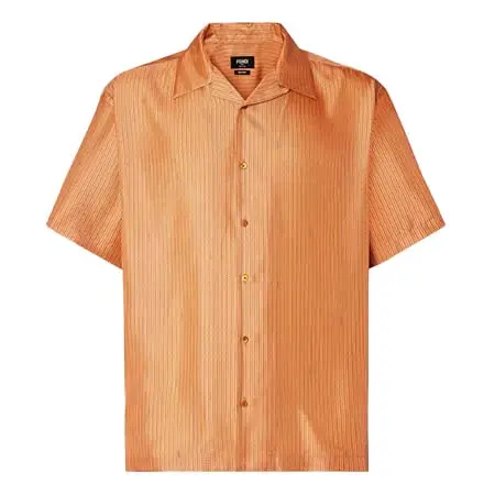 フェンディ(FENDI) アパレル(洋服) オレンジ シルク シャツ FS1324B15UF0LQ8