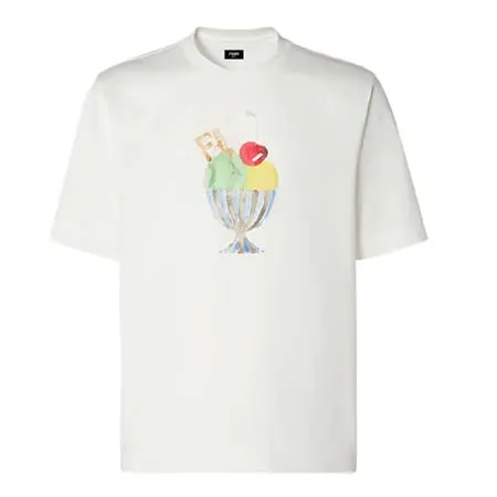 フェンディ(FENDI) アパレル(洋服) コットン Tシャツ FY0936B05MF0H0G