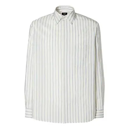 フェンディ(FENDI) アパレル(洋服) コットン／シルク ストライプ シャツ FS1316AY4MF0VHL