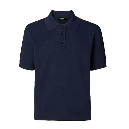 フェンディ(FENDI) アパレル(洋服) コットン／ビスコース トリコット ポロシャツ FZC162B04UF0QA2