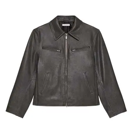 HELMUT LANG(ヘルムートラング) ダメージ加工レザージャケット Q01HM104