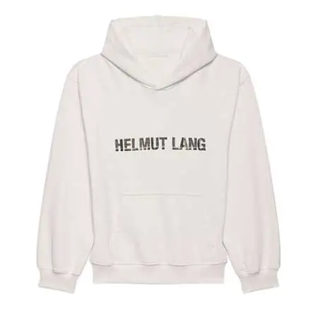 HELMUT LANG(ヘルムートラング) チェック柄ロゴパーカー Q02HM509