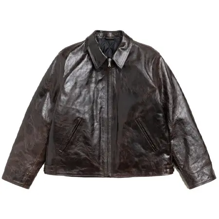 STUSSY (ステューシー) GARAGE JACKET LEATHER