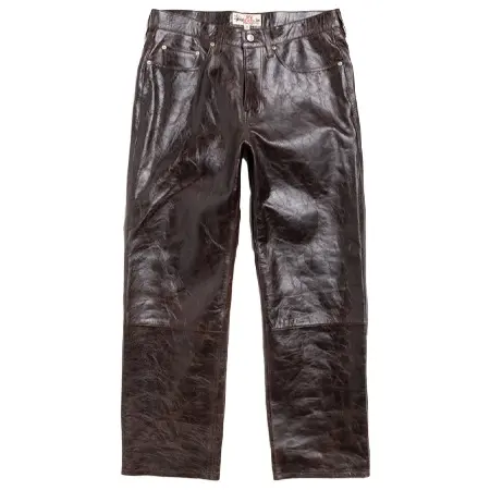 STUSSY (ステューシー) NEW CLASSIC PANT LEATHER